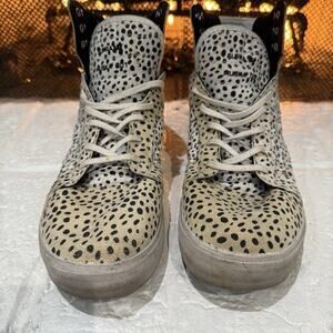 Supra Men's Skytop Cheetah Shoes Athletic Sneakers Size 10.5